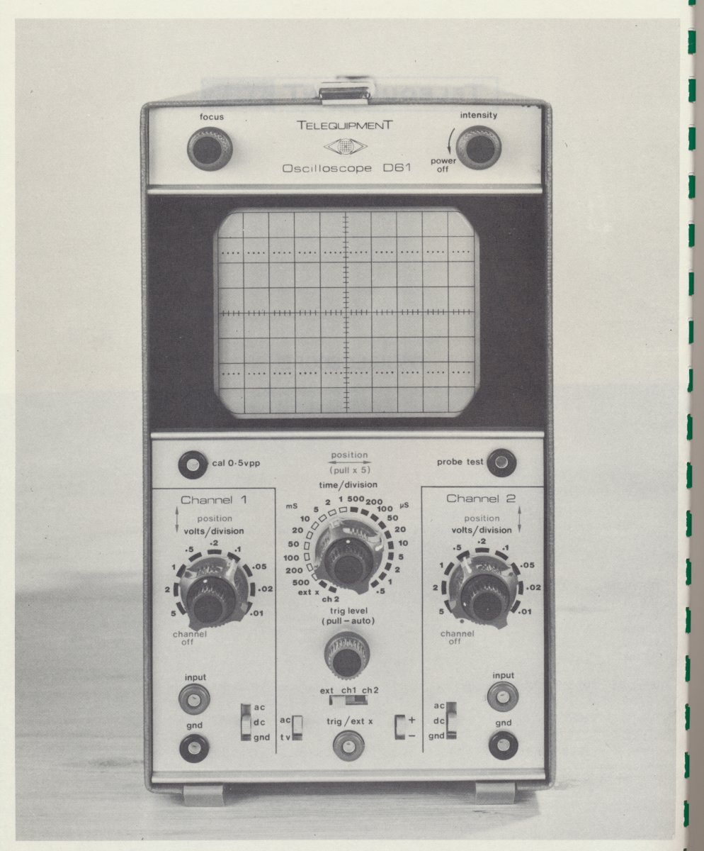 D61 Oscilloscope Physics Museum The University of Queensland, Australia